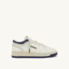 MED-WAY SNEAKERS IN LEATHER COLOR MARSHMALLOW AND ENSIGN BLUE MED-WAY SNEAKERS IN LEATHER COLOR MARSHMALLOW AND ENSIGN BLUE