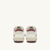MED-WAY SNEAKERS IN LEATHER COLOR MARSHMALLOW AND SYRAH MED-WAY SNEAKERS IN LEATHER COLOR MARSHMALLOW AND SYRAH