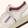 MED-WAY SNEAKERS IN LEATHER COLOR MARSHMALLOW AND SYRAH MED-WAY SNEAKERS IN LEATHER COLOR MARSHMALLOW AND SYRAH