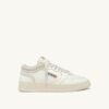 MED-WAY SNEAKERS IN LEATHER COLOR MARSHMALLOW AND WHITE