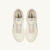 MED-WAY SNEAKERS IN LEATHER COLOR MARSHMALLOW AND ZEPHYR