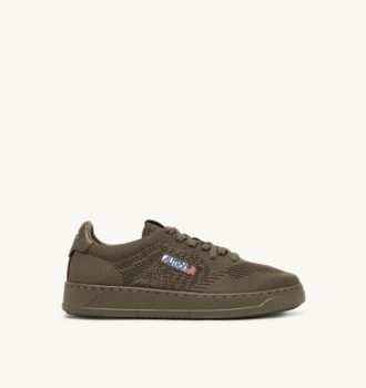 MEDALIST EASEKNIT LOW SNEAKERS IN COVERT GREEN KNIT