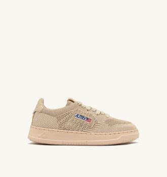 MEDALIST EASEKNIT LOW SNEAKERS IN CREME BRULEE KNIT