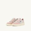 MEDALIST KIDS LOW SNEAKERS IN POWDER PINK AND SAND IN SUEDE