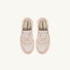 MEDALIST KIDS LOW SNEAKERS IN POWDER PINK AND SAND IN SUEDE
