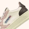 MEDALIST KIDS LOW SNEAKERS IN WHITE BROWN AND PINK LEATHER MEDALIST KIDS LOW SNEAKERS IN WHITE BROWN AND PINK LEATHER