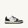 MEDALIST LOW BICOLOR SNEAKERS IN WHITE AND BLACK LEATHER MEDALIST LOW BICOLOR SNEAKERS IN WHITE AND BLACK LEATHER