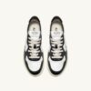 MEDALIST LOW BICOLOR SNEAKERS IN WHITE AND BLACK LEATHER MEDALIST LOW BICOLOR SNEAKERS IN WHITE AND BLACK LEATHER