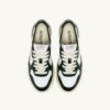 MEDALIST LOW BICOLOR SNEAKERS IN WHITE AND MOUNTAIN LEATHER MEDALIST LOW BICOLOR SNEAKERS IN WHITE AND MOUNTAIN LEATHER