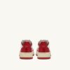 MEDALIST LOW BICOLOR SNEAKERS IN WHITE AND RED LEATHER MEDALIST LOW BICOLOR SNEAKERS IN WHITE AND RED LEATHER