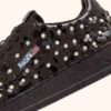 MEDALIST LOW ‘BLOOMING’ SNEAKERS IN PATENT LEATHER COLOR BLACK