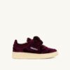 MEDALIST LOW BOW ‘VELVET’ SNEAKERS COLOR BURGUNDY