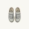 MEDALIST LOW KIDSTRIPES SNEAKERS BICOLOR IN LEATHER COLOR WHITE AND SILVER MEDALIST LOW KIDSTRIPES SNEAKERS BICOLOR IN LEATHER COLOR WHITE AND SILVER
