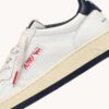 MEDALIST LOW ‘MAISON KITSUNÉ’ SNEAKERS IN WHITE AND BLUE LEATHER