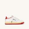 MEDALIST LOW ‘MAISON KITSUNÉ’ SNEAKERS IN WHITE AND CLAY RED LEATHER MEDALIST LOW ‘MAISON KITSUNÉ’ SNEAKERS IN WHITE AND CLAY RED LEATHER