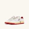 MEDALIST LOW ‘MAISON KITSUNÉ’ SNEAKERS IN WHITE AND CLAY RED LEATHER MEDALIST LOW ‘MAISON KITSUNÉ’ SNEAKERS IN WHITE AND CLAY RED LEATHER