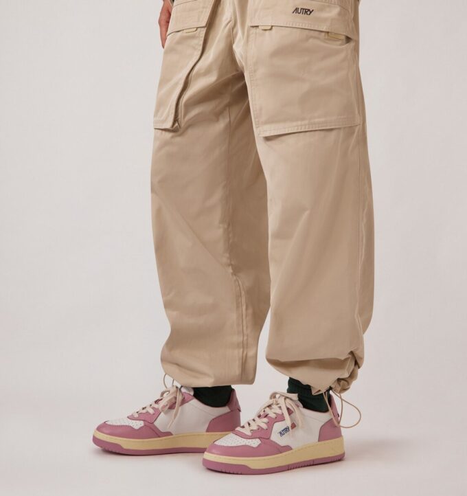 MEDALIST LOW SNEAKERS BICOLOR IN WHITE AND POLIGNAC LEATHER MEDALIST LOW SNEAKERS BICOLOR IN WHITE AND POLIGNAC LEATHER