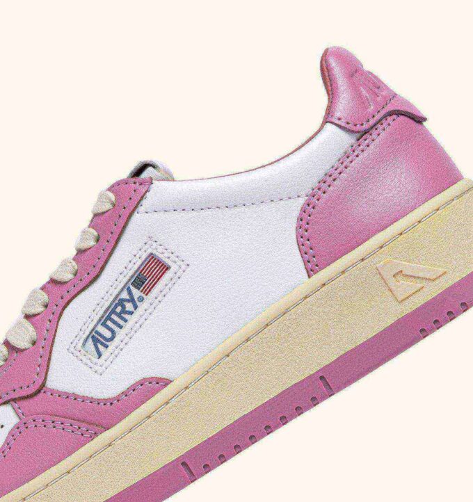 MEDALIST LOW SNEAKERS BICOLOR IN WHITE AND POLIGNAC LEATHER MEDALIST LOW SNEAKERS BICOLOR IN WHITE AND POLIGNAC LEATHER