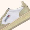MEDALIST LOW SNEAKERS BICOLOR IN WHITE AND TIDAL FOAM LEATHER MEDALIST LOW SNEAKERS BICOLOR IN WHITE AND TIDAL FOAM LEATHER