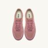 MEDALIST LOW SNEAKERS IN ASH ROSE NUBUCK LEATHER AND SUEDE