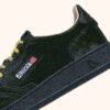 MEDALIST LOW SNEAKERS IN BLACK PONY HAIR EFFECT