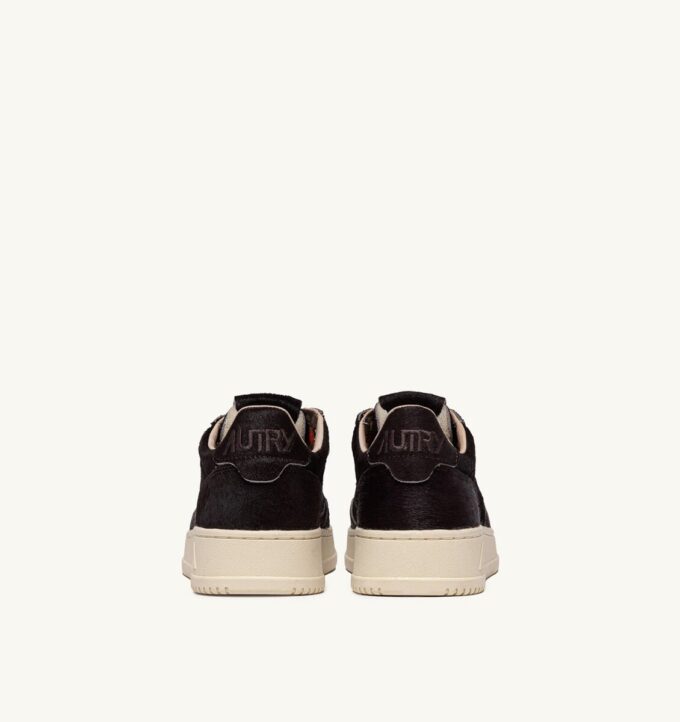 MEDALIST LOW SNEAKERS IN CHOCOLATE BROWN PONY HAIR EFFECT