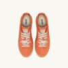 MEDALIST LOW SNEAKERS IN FANTA AND OFF WHITE SUEDE