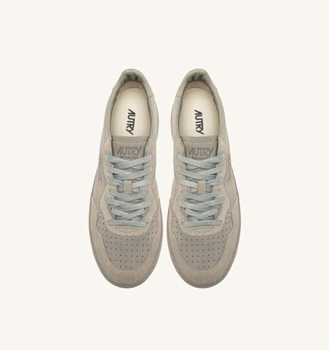 MEDALIST LOW SNEAKERS IN LONDON FOG NUBUCK LEATHER AND SUEDE MEDALIST LOW SNEAKERS IN LONDON FOG NUBUCK LEATHER AND SUEDE