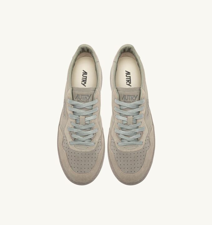 MEDALIST LOW SNEAKERS IN LONDON FOG NUBUCK LEATHER AND SUEDE MEDALIST LOW SNEAKERS IN LONDON FOG NUBUCK LEATHER AND SUEDE