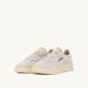 MEDALIST LOW SNEAKERS IN MARBLE AND OFF WHITE SUEDE