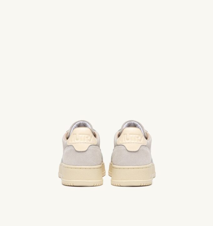 MEDALIST LOW SNEAKERS IN MARBLE AND OFF WHITE SUEDE