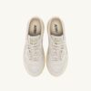MEDALIST LOW SNEAKERS IN MARBLE AND OFF WHITE SUEDE