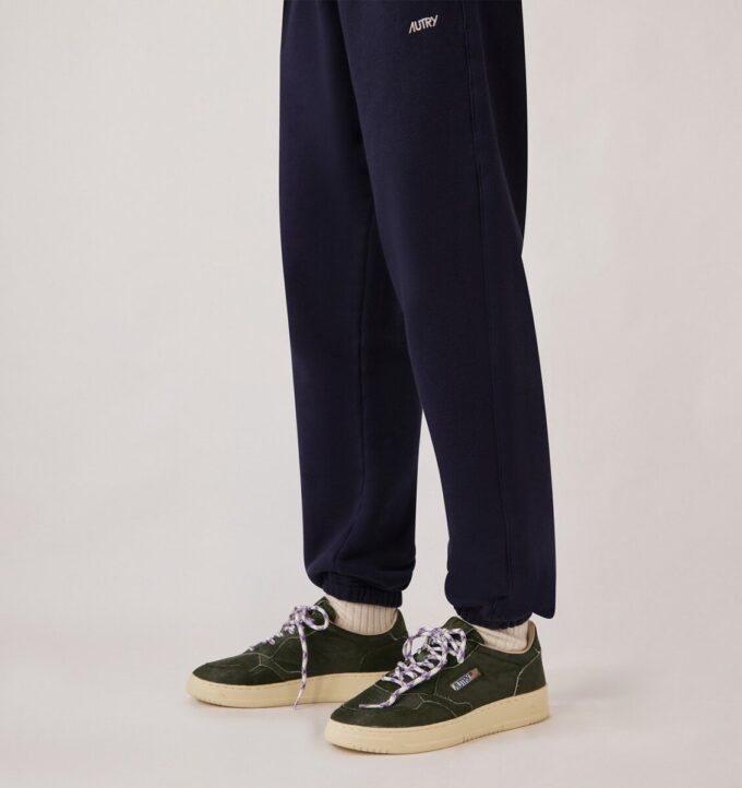 MEDALIST LOW SNEAKERS IN MILITARY GREEN PONY HAIR EFFECT