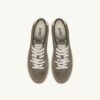 MEDALIST LOW SNEAKERS IN MISTLETOE AND OFF WHITE SUEDE