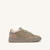 MEDALIST LOW SNEAKERS IN NUBUCK LEATHER SUEDE AND SHEARLING COLOR LONDON FOG MEDALIST LOW SNEAKERS IN NUBUCK LEATHER SUEDE AND SHEARLING COLOR LONDON FOG