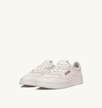 BASKETS MEDALIST LOW EN NAPPA SUPER SOFT BLANC OPTIQUE
