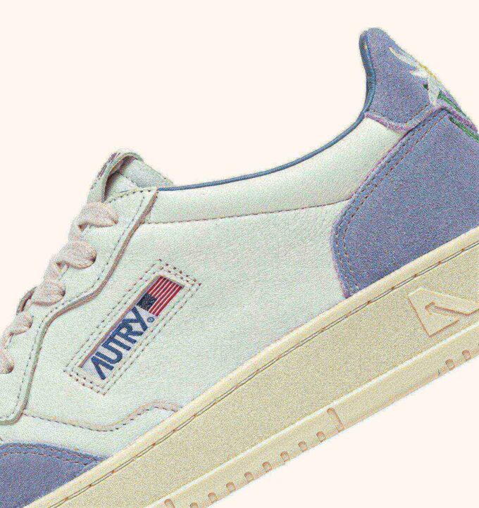 MEDALIST LOW SNEAKERS IN SUEDE AND LEATHER COLOR WHITE AND CLAUDIA MEDALIST LOW SNEAKERS IN SUEDE AND LEATHER COLOR WHITE AND CLAUDIA