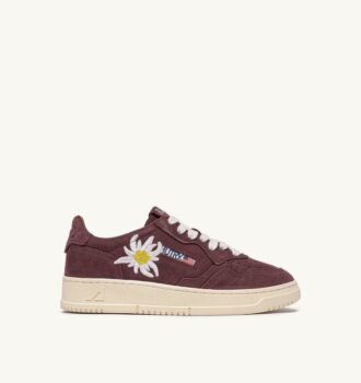 MEDALIST LOW SNEAKERS IN SUEDE COLOR CHIANTI