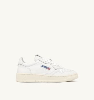 BASKETS MEDALIST LOW EN NAPPA BLANC SUPER SOFT
