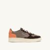 MEDALIST LOW SNEAKERS IN TRICOLOR BROWN FANTA AND MOKA SUEDE