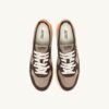 MEDALIST LOW SNEAKERS IN TRICOLOR BROWN FANTA AND MOKA SUEDE