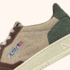 MEDALIST LOW SNEAKERS IN TRICOLOR LAND AND CAPER SUEDE