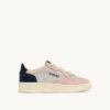 MEDALIST LOW SNEAKERS IN TRICOLOR ROSEMARY AND ATLANTIC SUEDE