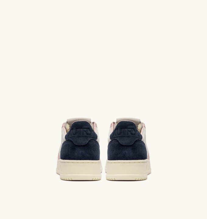 MEDALIST LOW SNEAKERS IN TRICOLOR ROSEMARY AND ATLANTIC SUEDE