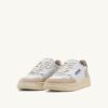 MEDALIST LOW SNEAKERS IN WHITE AND BLACK LEATHER AND BEIGE SUEDE MEDALIST LOW SNEAKERS IN WHITE AND BLACK LEATHER AND BEIGE SUEDE