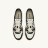 MEDALIST LOW SNEAKERS IN WHITE AND BLACK LEATHER WITH LETTERING MEDALIST LOW SNEAKERS IN WHITE AND BLACK LEATHER WITH LETTERING