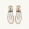 MEDALIST LOW SNEAKERS IN WHITE AND GOLD LEATHER MEDALIST LOW SNEAKERS IN WHITE AND GOLD LEATHER