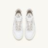MEDALIST LOW SNEAKERS IN WHITE AND GOLD LEATHER