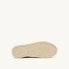 MEDALIST LOW SNEAKERS IN WHITE AND MOREL SUEDE AND LEATHER