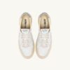 MEDALIST LOW SNEAKERS IN WHITE AND SILVER BLUE LEATHER SUEDE MEDALIST LOW SNEAKERS IN WHITE AND SILVER BLUE LEATHER SUEDE
